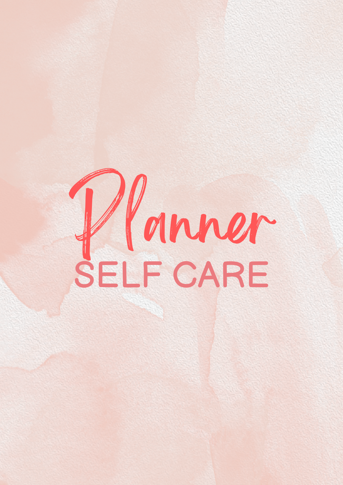 Selfcare Planner Sheets